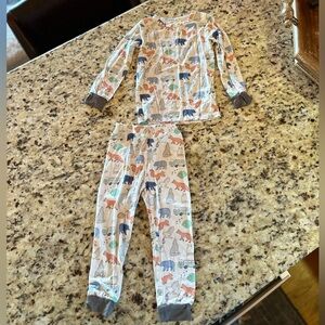 Magnetic Me Multicolor Animal Print Pajama Set